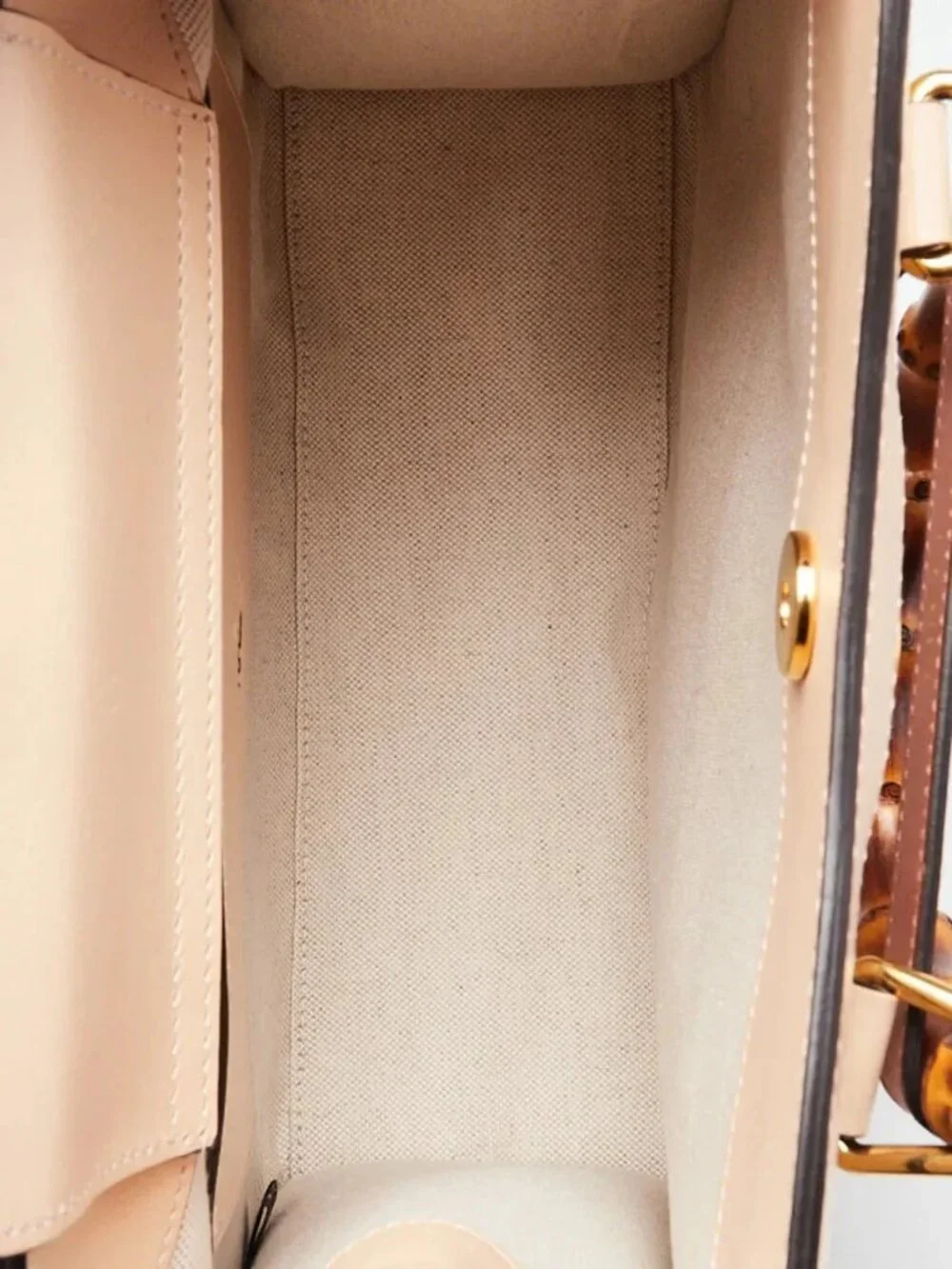 Gucci Beige Smooth Leather Small Diana Tote Bag